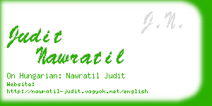 judit nawratil business card